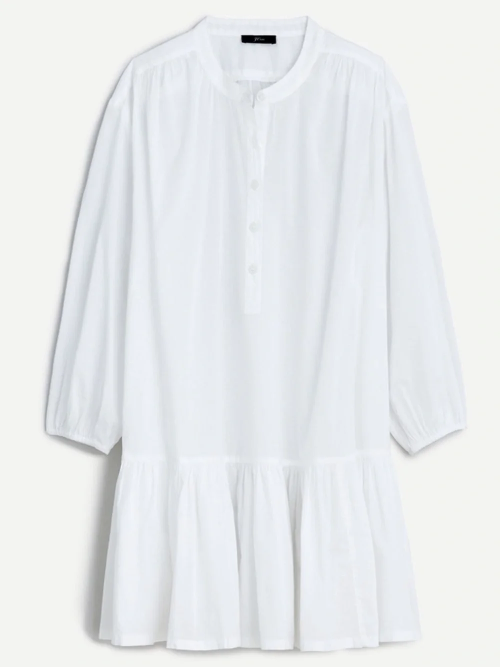 NWT J. Crew Swingy Swim Cover Up Dress, Semi Sheer White – Size Medium